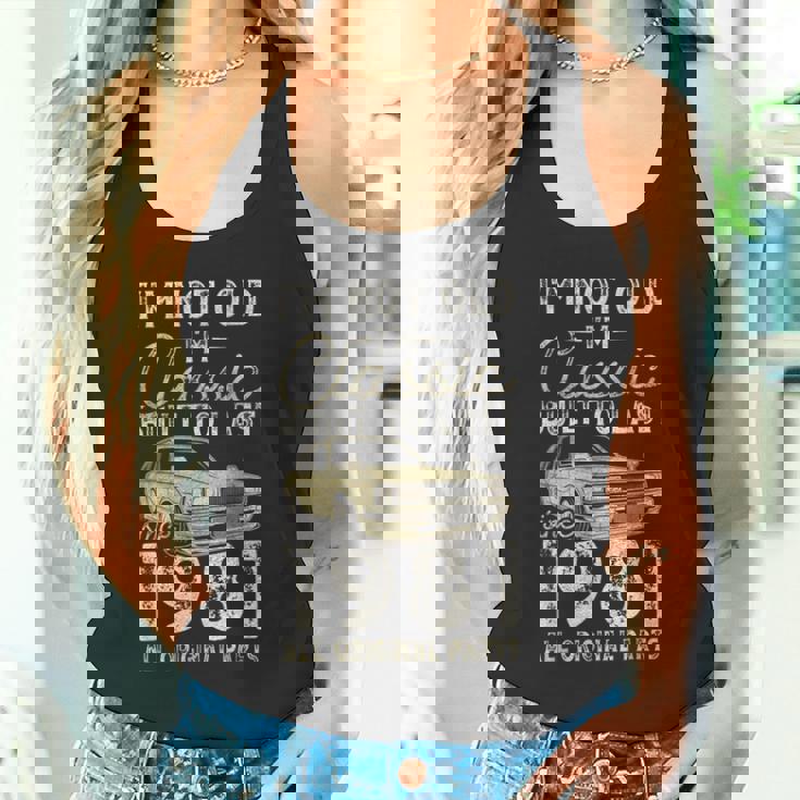 45 歳の誕生日、1981 年以来、クラシックカー、45 歳 タンクトップ