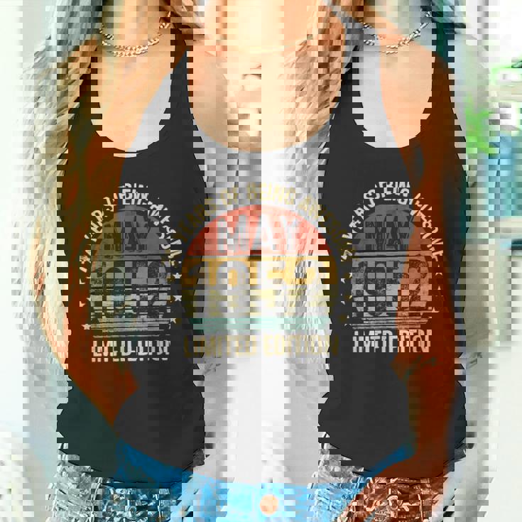 5月の誕生日 Est 1952 限定版 ヴィンテージ 74Th タンクトップ