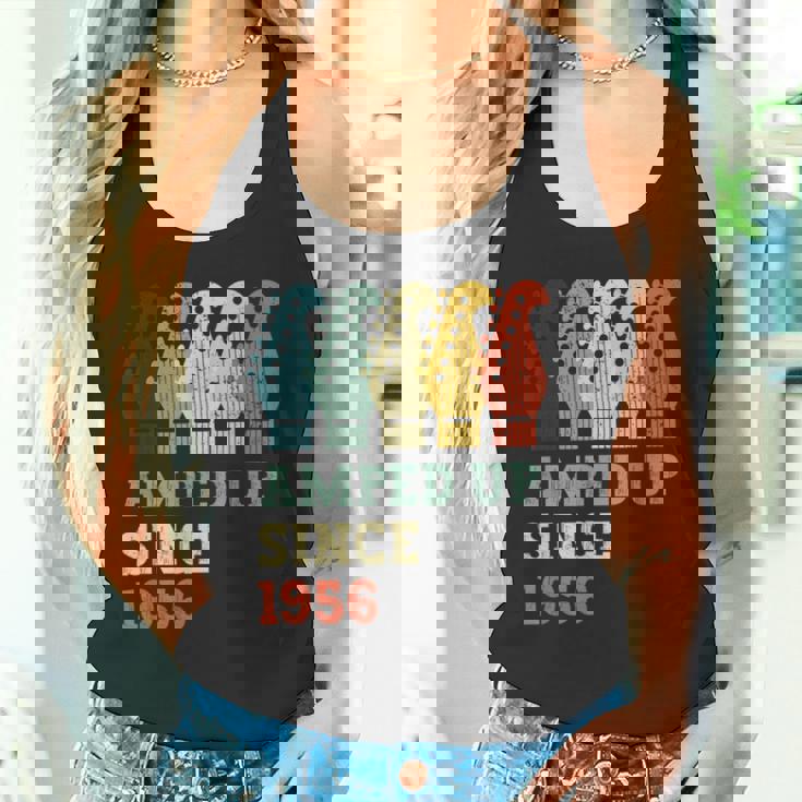 Amped Upince 1956 レトロ 誕生日 ギター 音楽 誕生年 タンクトップ