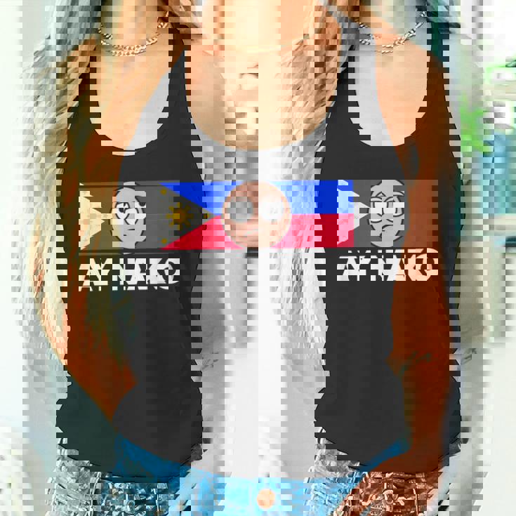 Ay Nako Pinoy Pride Filipino Philippines シャツ タンクトップ