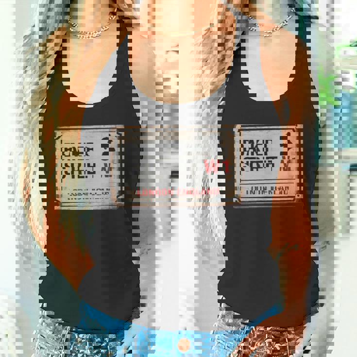 Bakertreet W1 London England Old Rustedstreet サインtシャツ タンクトップ