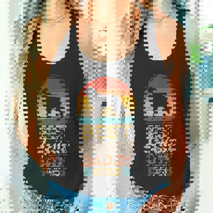 Best Aussie Daddy Ever Father's Day Australianhepherd Dad Canotta