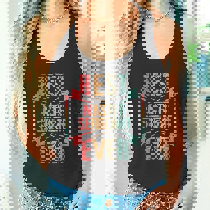 Best Master Sergeant Ever Job Title Tank Top