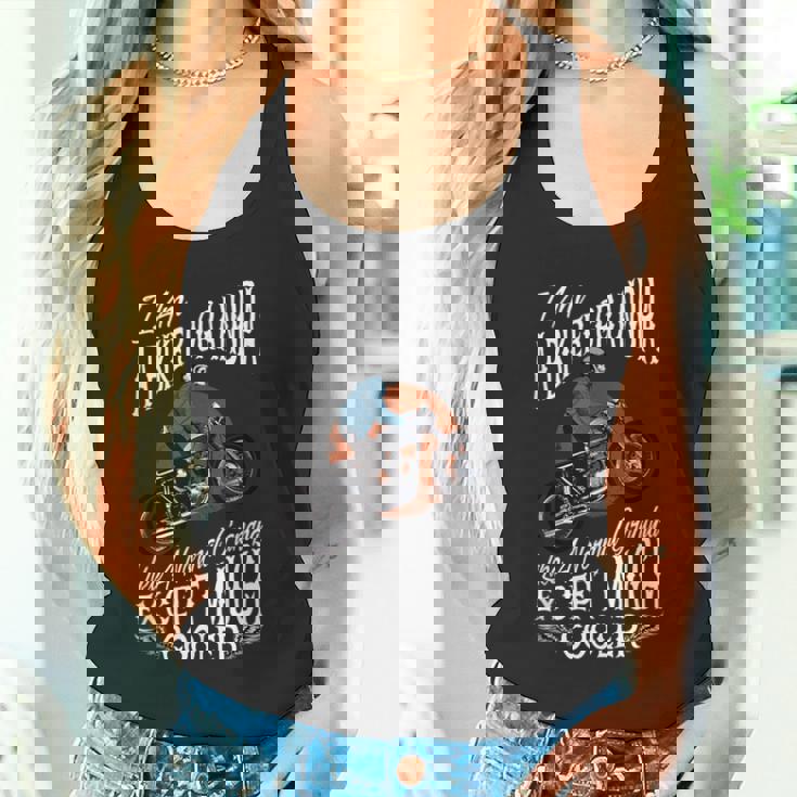 I Am A Biker Grandpa Quote For Grandpa Motorbikes Tank Top Tank Top