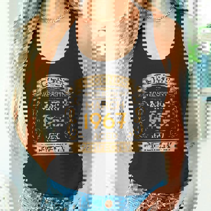 Birthday Legends Were Born Ins March 1967 タンクトップ