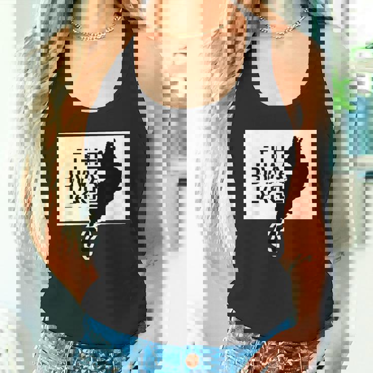 The Biwa Lake 琵琶湖 滋賀 地図【47都道府県】ジモtティ Jimo-T 地元愛 お土産 面白 タンクトップ