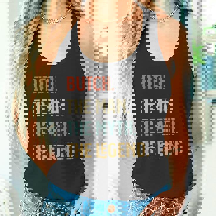 Butch The Man Myth And Legend ファニーネーム カスタマイズ可 タンクトップ