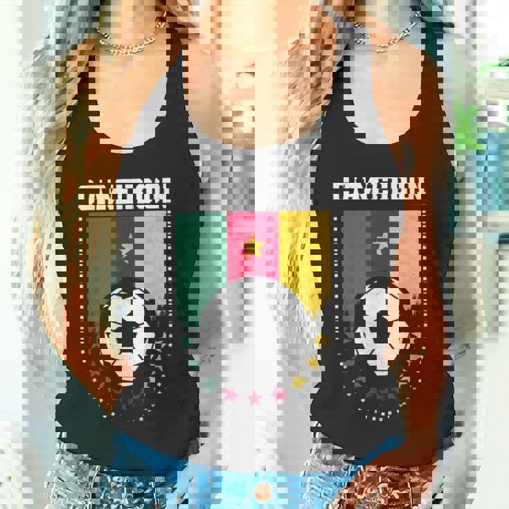 Cameroon Flag Soccer Fan Tank Top Cameroon Flag Soccer Fan Tank Top