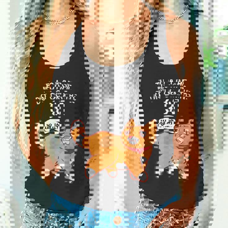 The Cat Game Don't Look At This Cat You Lost Kitten タンクトップ