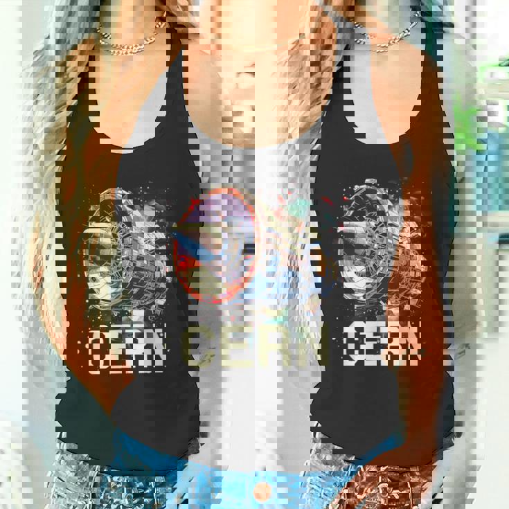 Cern 大型ハドロン衝突型加速器 レトロ素粒子物理空間 タンクトップ