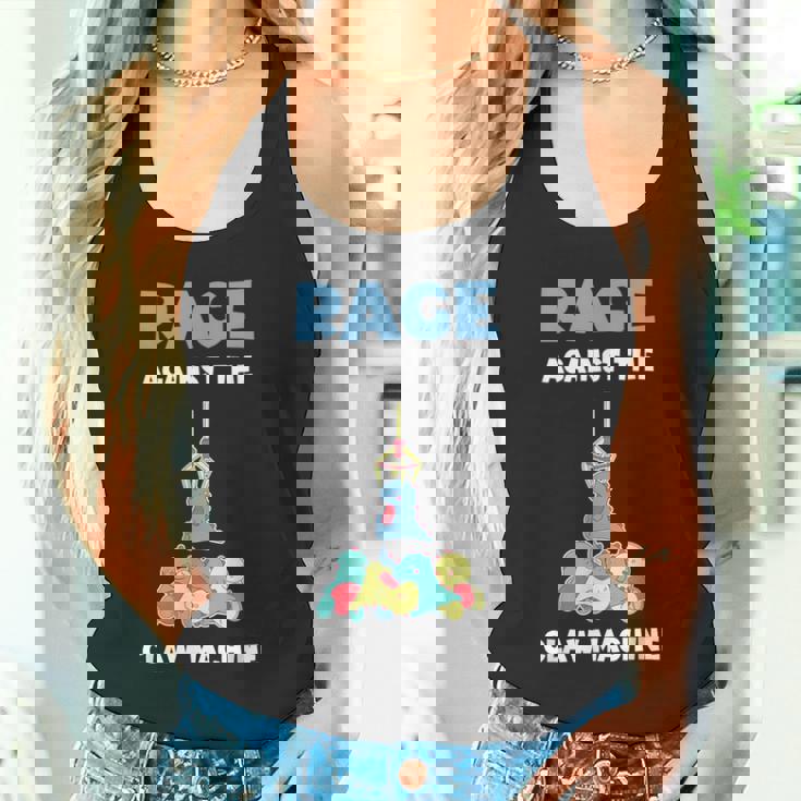 Claw Machine Rage Against Claw マシンスキル アーケードゲーマー タンクトップ