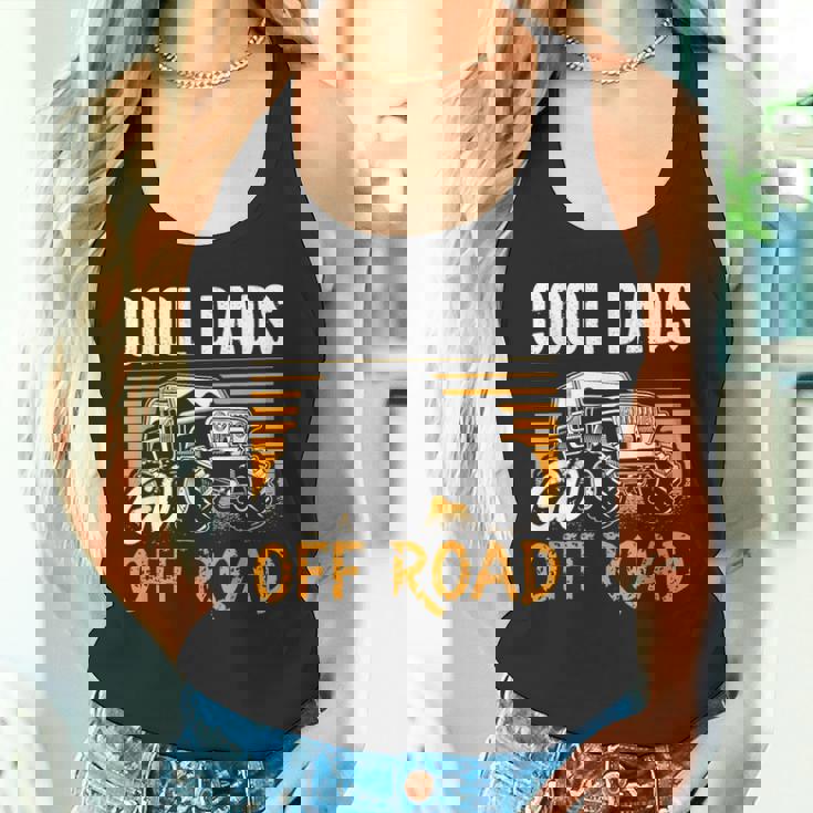 Cool Dads Go Off Road モトクロス レーシング クワッド オフロード レーシング タンクトップ