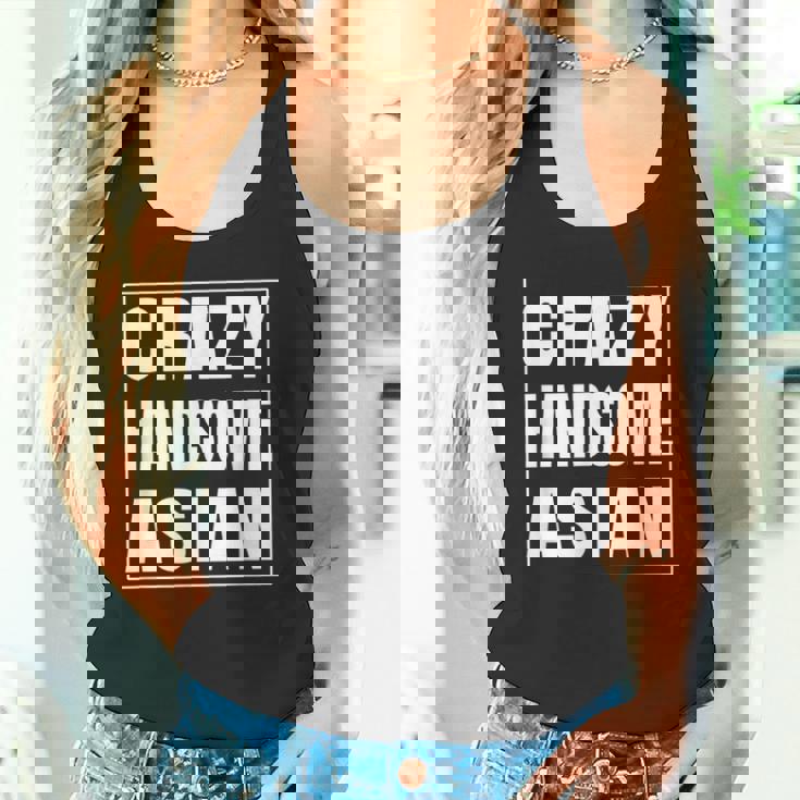 Crazy Handsome アジアンファニーtシャツ タンクトップ