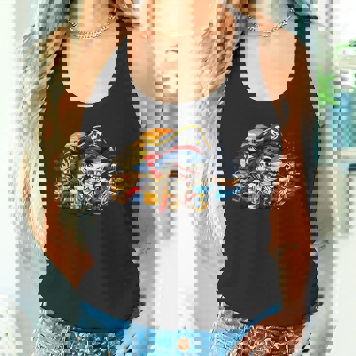 Dads Piratehark グラフィック 漫画 海 アドベンチャーシャツ タンクトップ