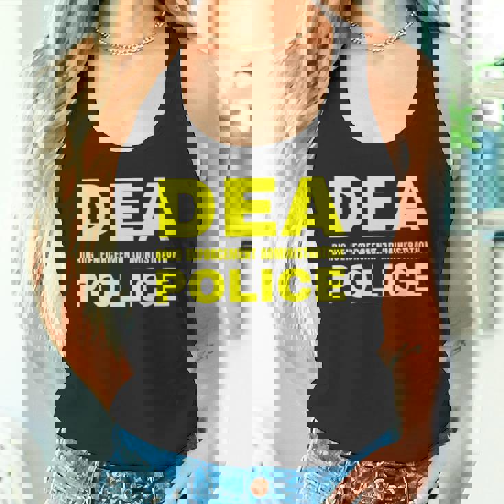 Dea 警察官 麻薬取締局 フロントプリント 長袖tシャツ タンクトップ