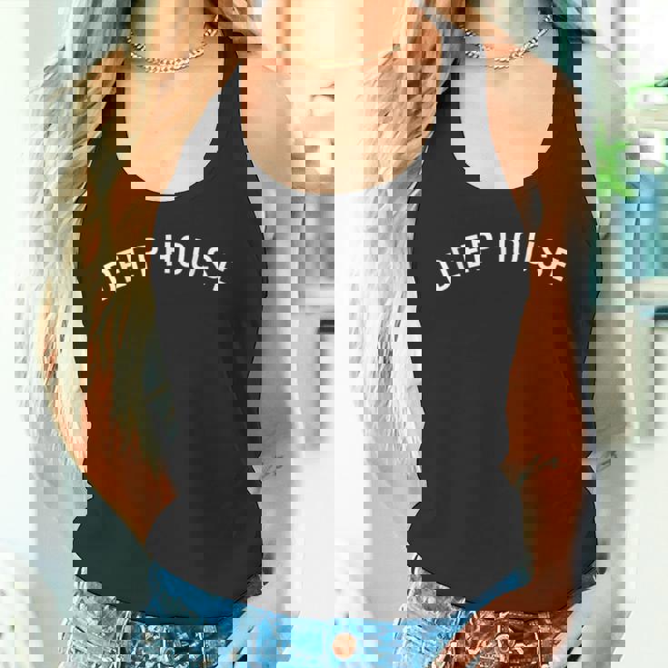 Deep House Music シカゴハウス デトロイトテクノ タンクトップ