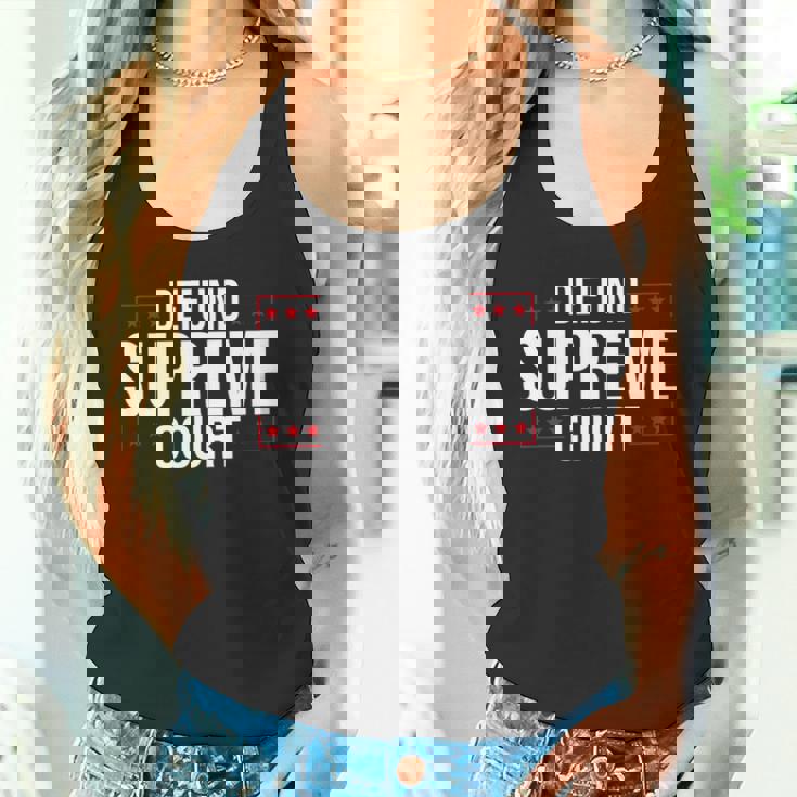 Defundupreme Court 政治的声明 長袖tシャツ タンクトップ