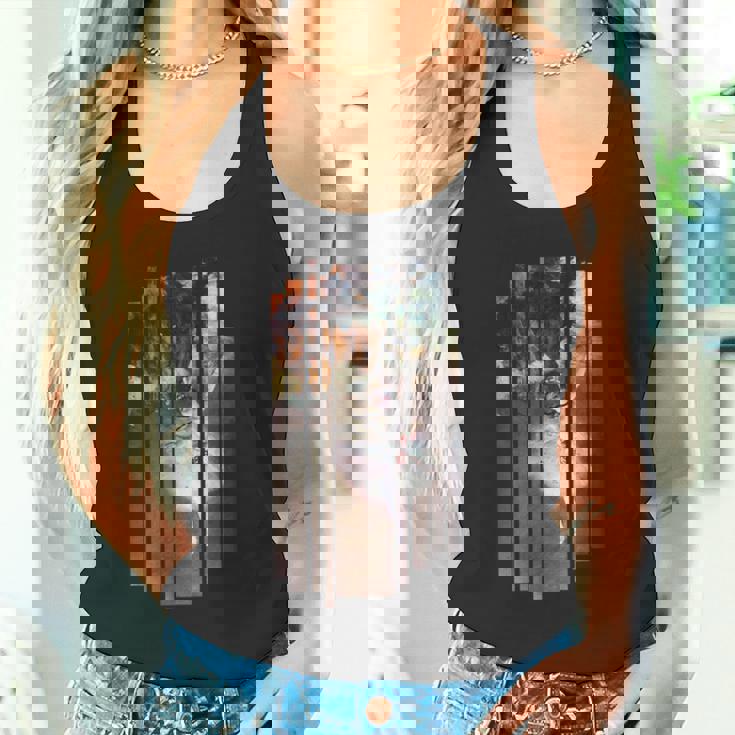 Degas 有名なバレリーナ絵画 モダンな外観 縦縞 タンクトップ