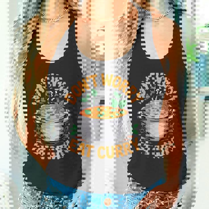 Don't Worry Eat カレー インド料理 タンクトップ