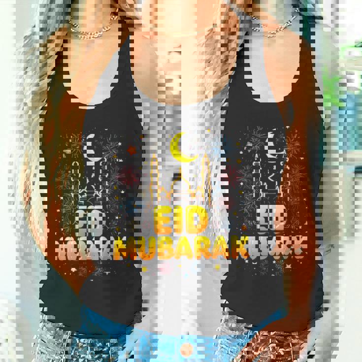 Eid Mubarak タンクトップ