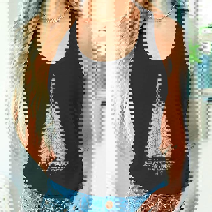 F-14 トムキャット 戦闘機 ジェットミリタリー パイロット 退役軍人 アメリカ空軍 タンクトップ