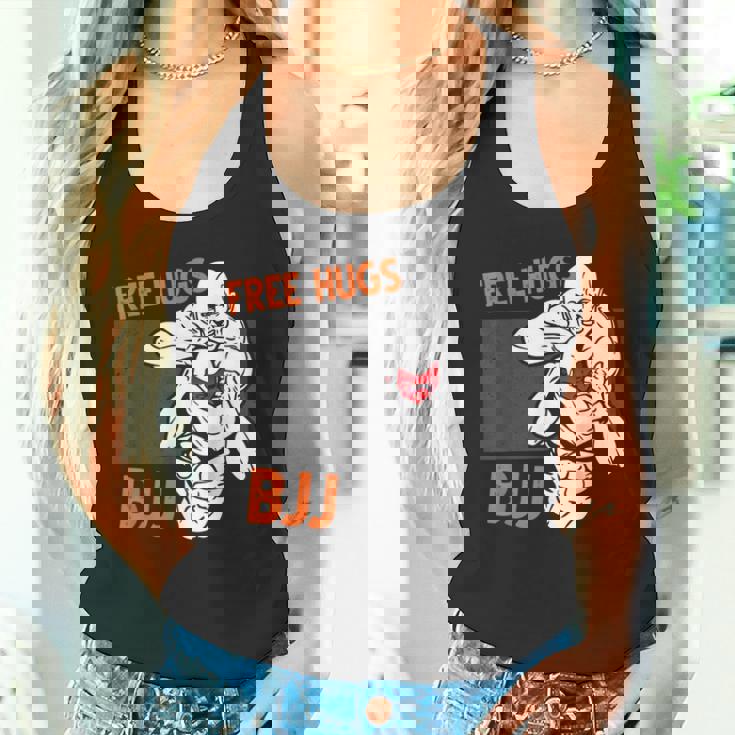 Free Hugs ブラジリアン柔術 Bjj 格闘技 面白い総合格闘技 タンクトップ