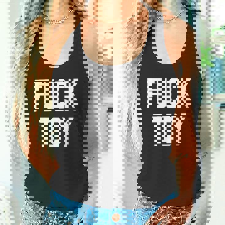Fuck Toy 面白いことわざ皮肉なノベルティセクシーセックス 長袖tシャツ タンクトップ