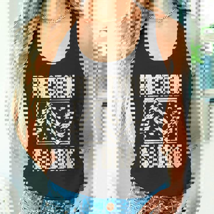 Physics Friction Is A Drag Punタンクトップ