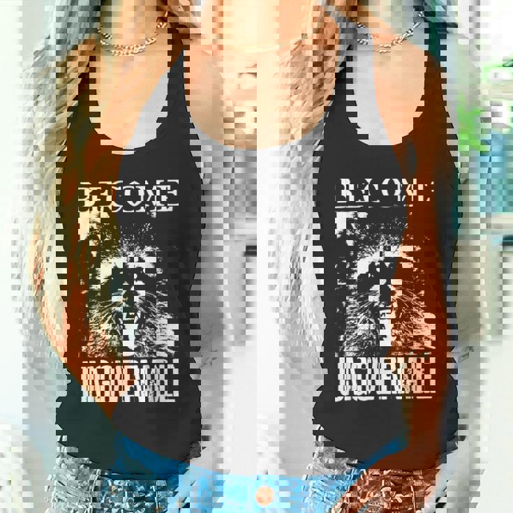 Raccoon Become Ungovernable Raccoon タンクトップ