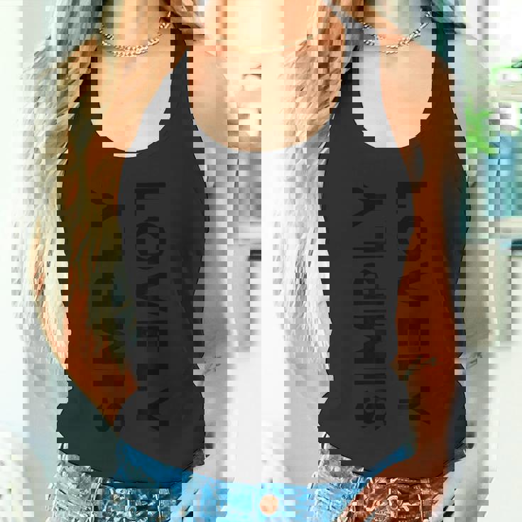 aying Quotes Fashion Graphics imply Lovely タンクトップ