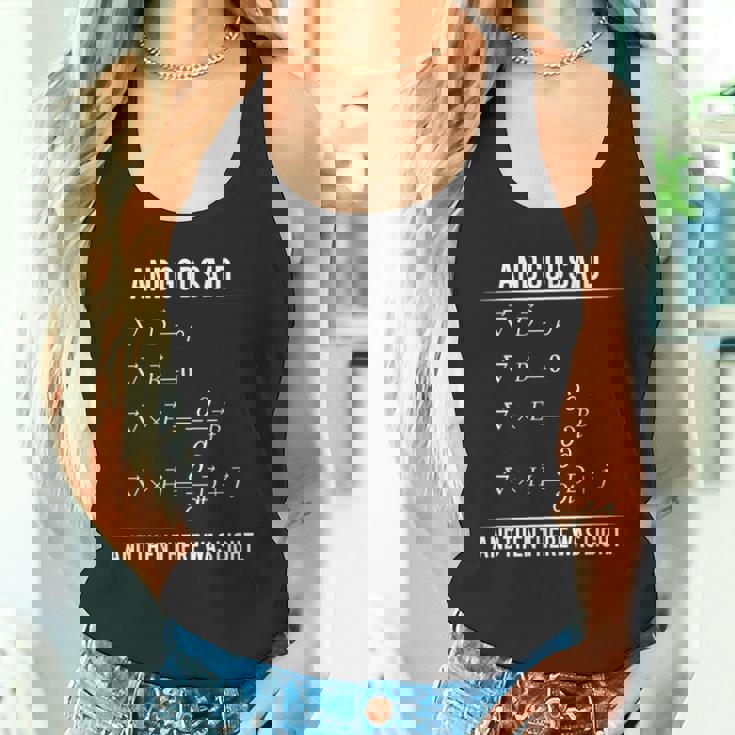 Godaid Maxwell Equations And Then There Was Light タンクトップ