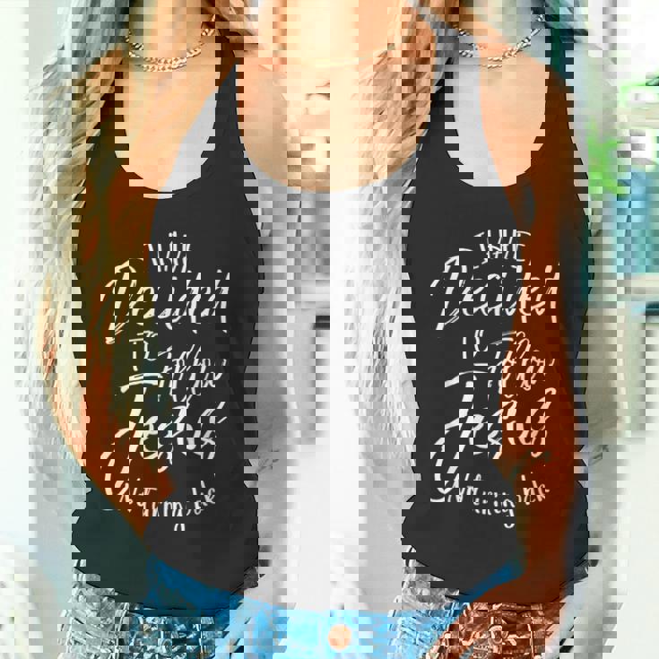 I Have Decided To Follow Jesus No Turning Back シャツ 洗礼 タンクトップ