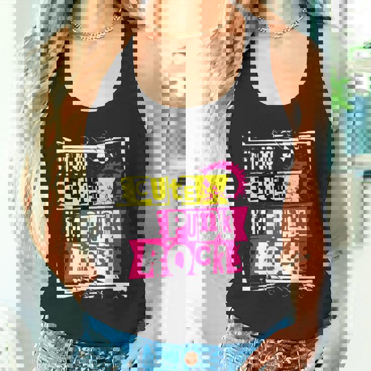 I'm Not Cute I'm Punk Rock パンクロッカー用 タンクトップ