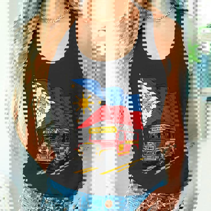 Jeepney フィリピン国旗 誇り高きフィリピンのお土産 タンクトップ