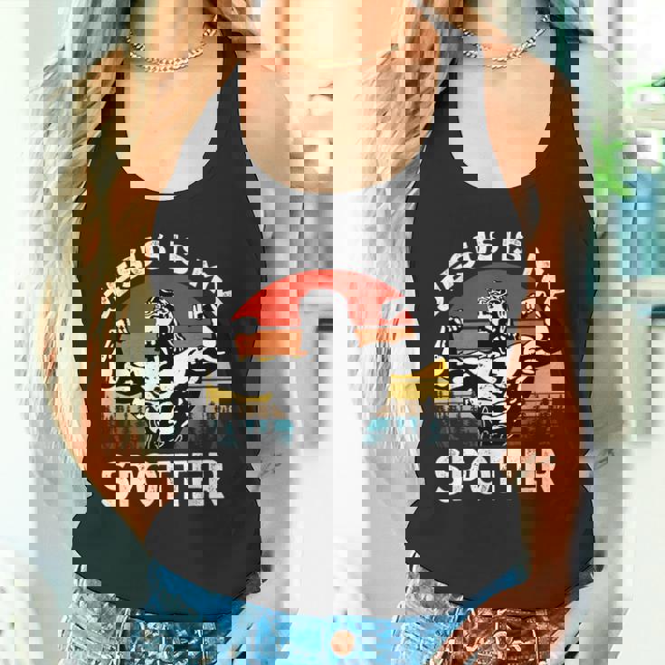 Jesus Is Mypotter ファニー ワークアウト 宗教 クリスチャン ジム タンクトップ