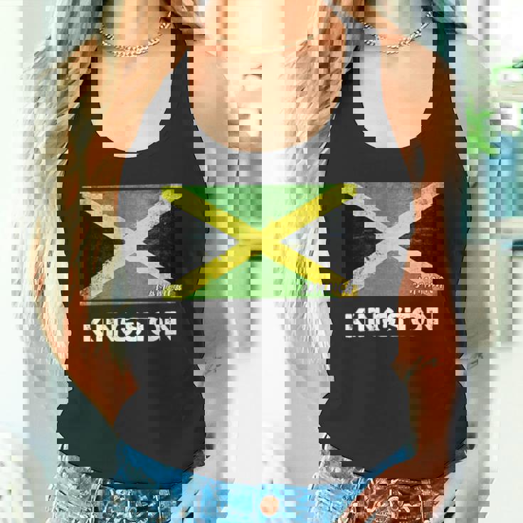 Kingston Jamaica Flag Jersey タンクトップ