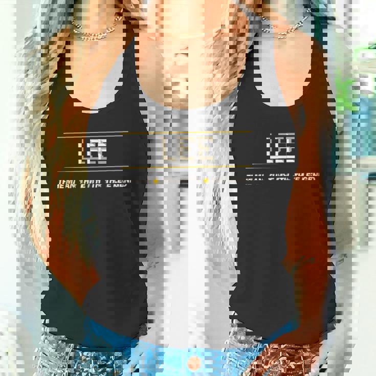 Lee The Man The Myth The Legend タンクトップ