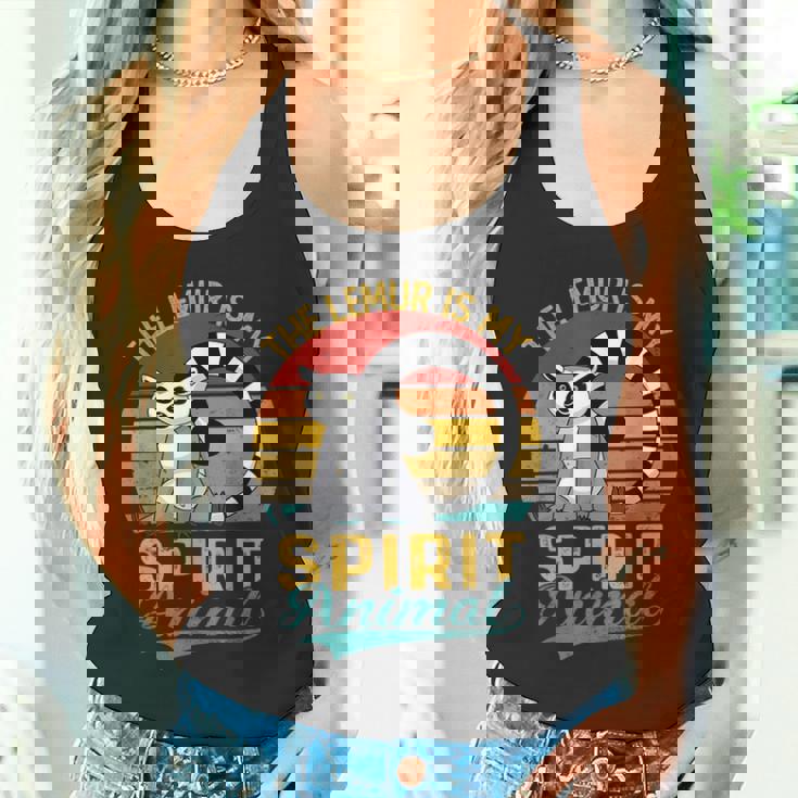 The Lemur Is Mypirit アニマルシャツ ファニーベンテージ キツネザル タンクトップ