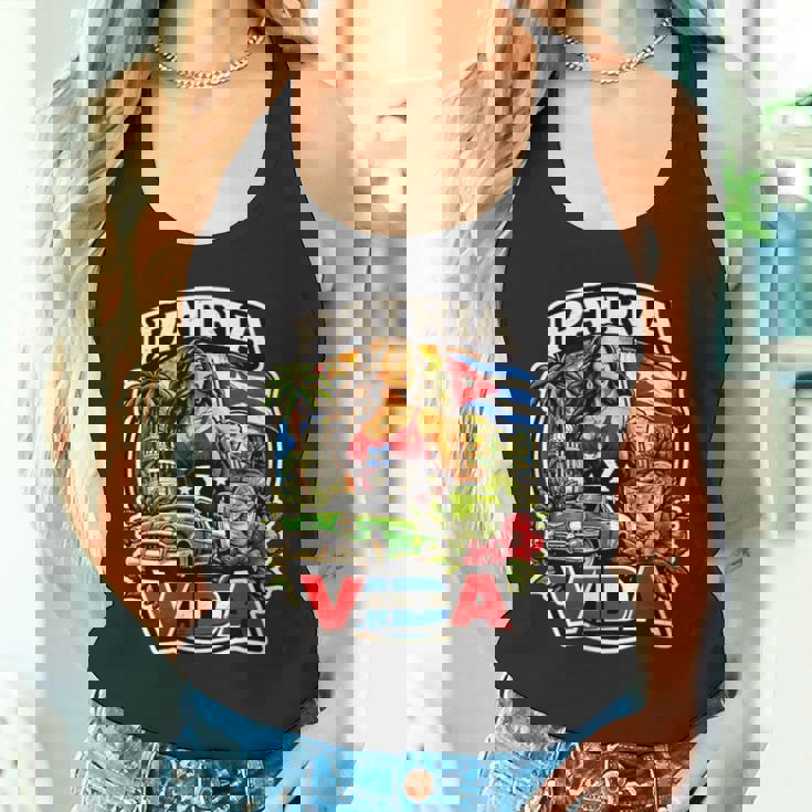 Libertad Make Cuba Great Again 地図 政治 自由 自由 タンクトップ