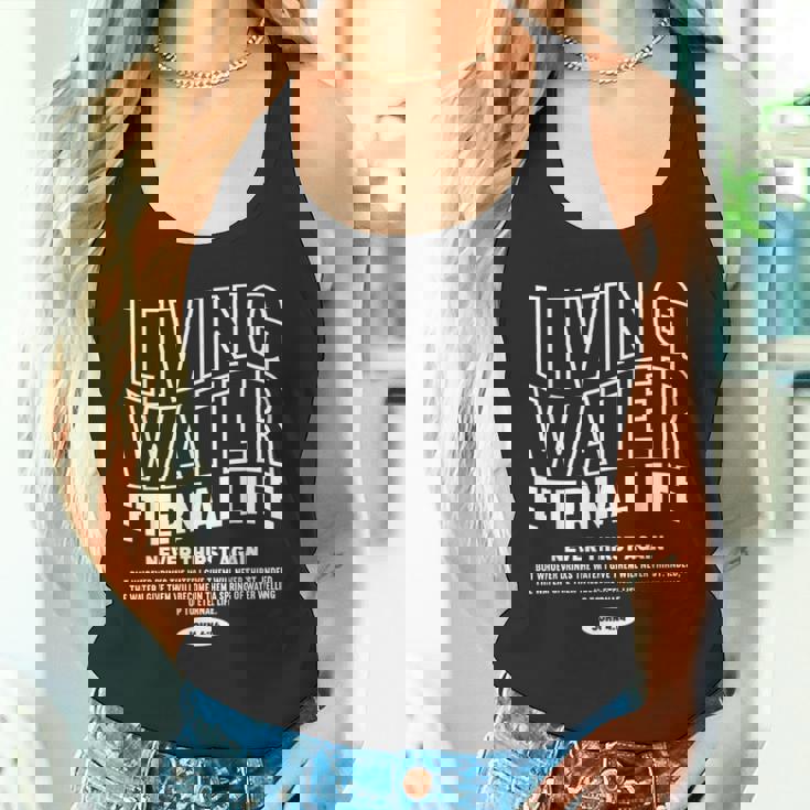 Living Water Eternal Life John 4 タンクトップ