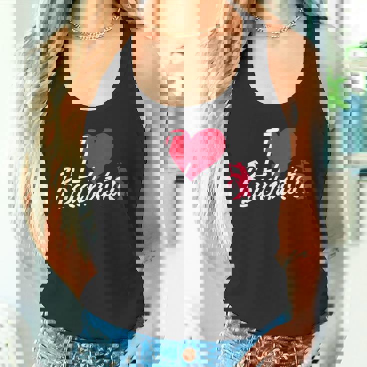 I Love Bachata Latin America ドミニカダンスレッスン タンクトップ