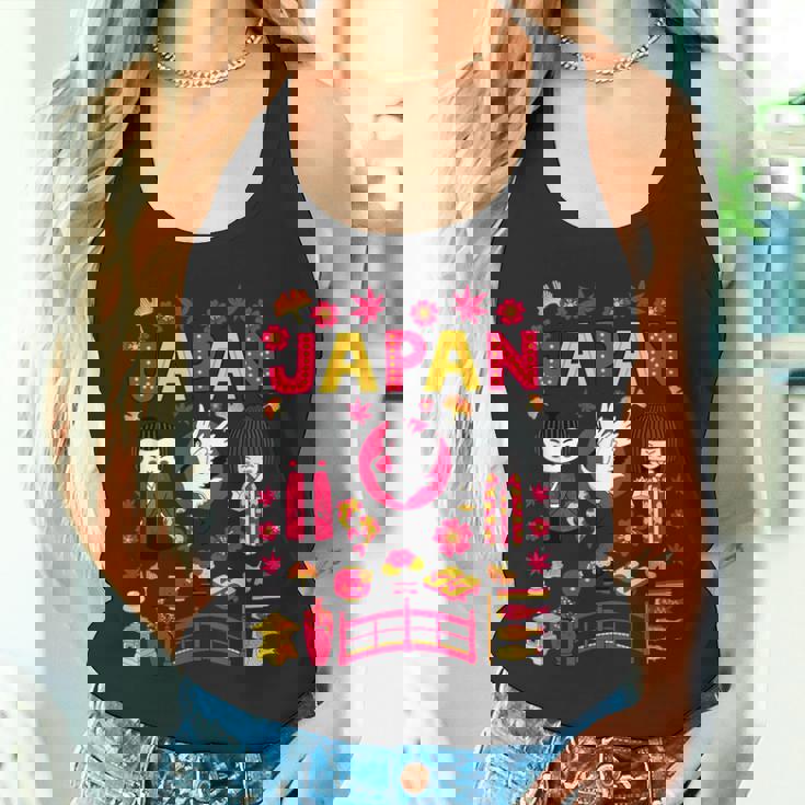 I Love Japan Folklore Nature & Culture Japan Graphic タンクトップ
