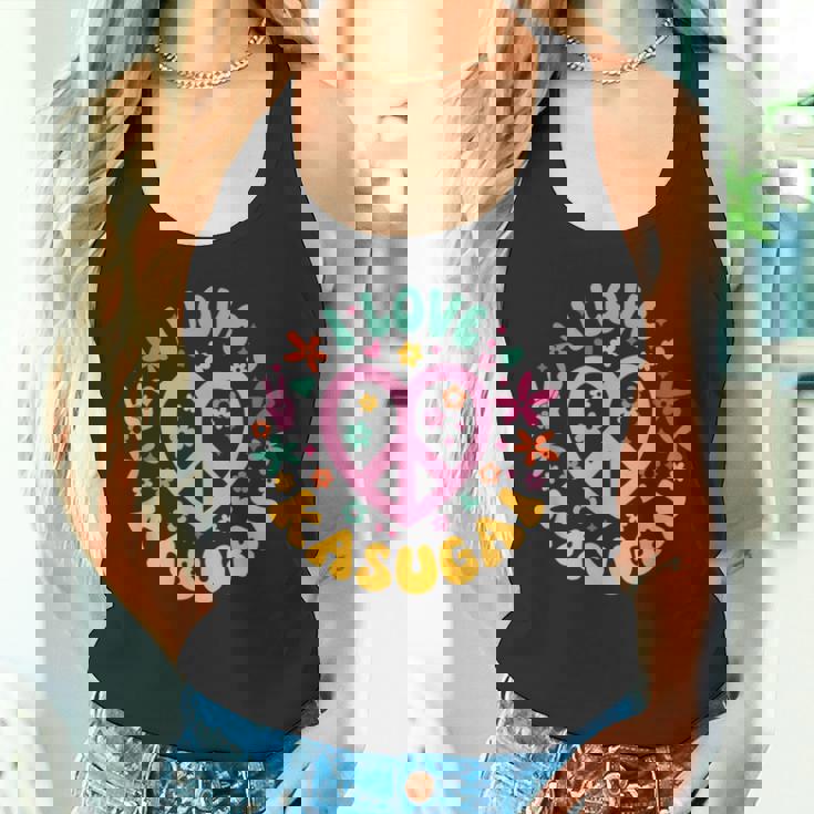 I Love Kasugai 春日井大好き タンクトップ