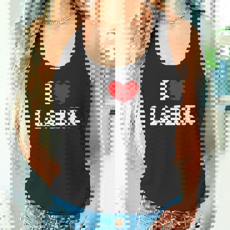I Love Lark 私は愛する Lark タンクトップ