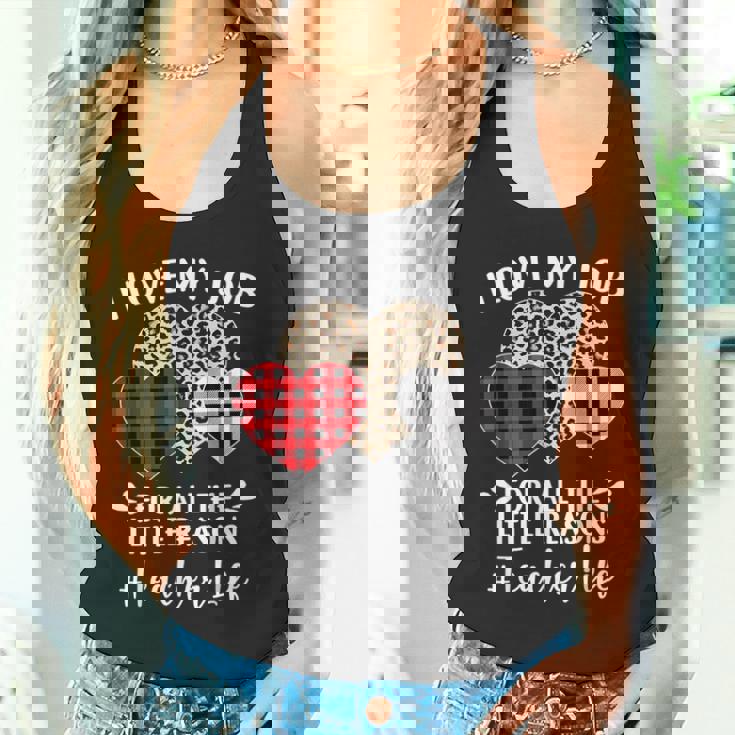 I Love My Job For All The Little Reasons バレンタインハート タンクトップ