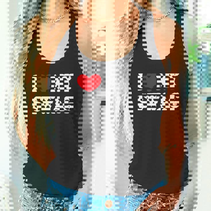 I Love Mywag アイ・ラブ・マイ・スワッグ、アイ・ハート・マイ・スワッグ 長袖tシャツ タンクトップ