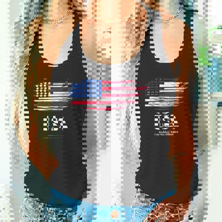 I Love Usa Cool Unitedtates Of America FlagUsa タンクトップ