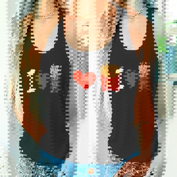 I Love フライドポテト ポテトラバーフライデー タンクトップ