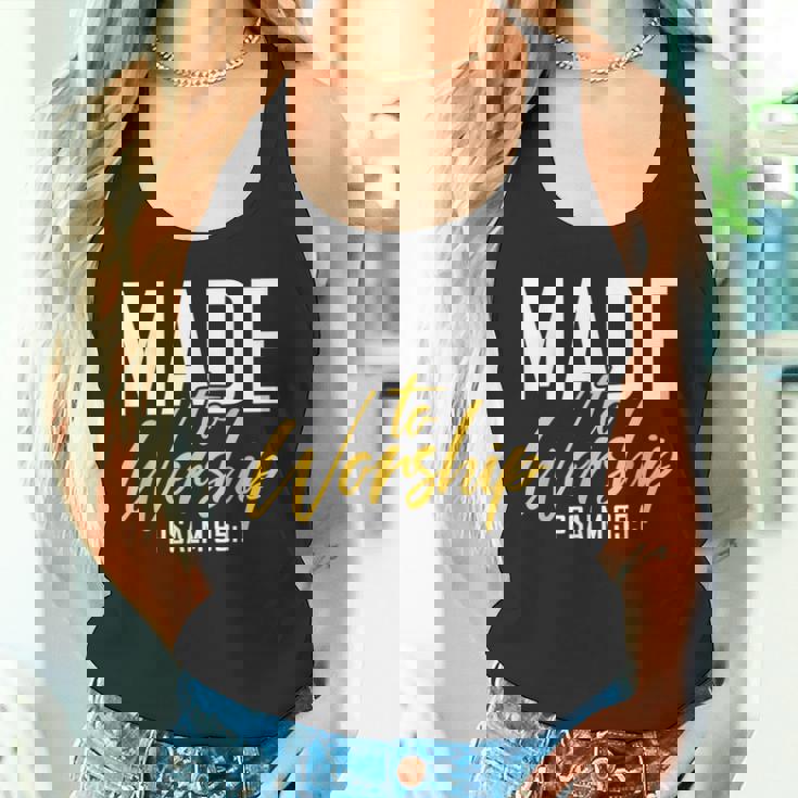 Made To Worship シャツ 礼拝用シャツ メンズ&レディース 神様 タンクトップ