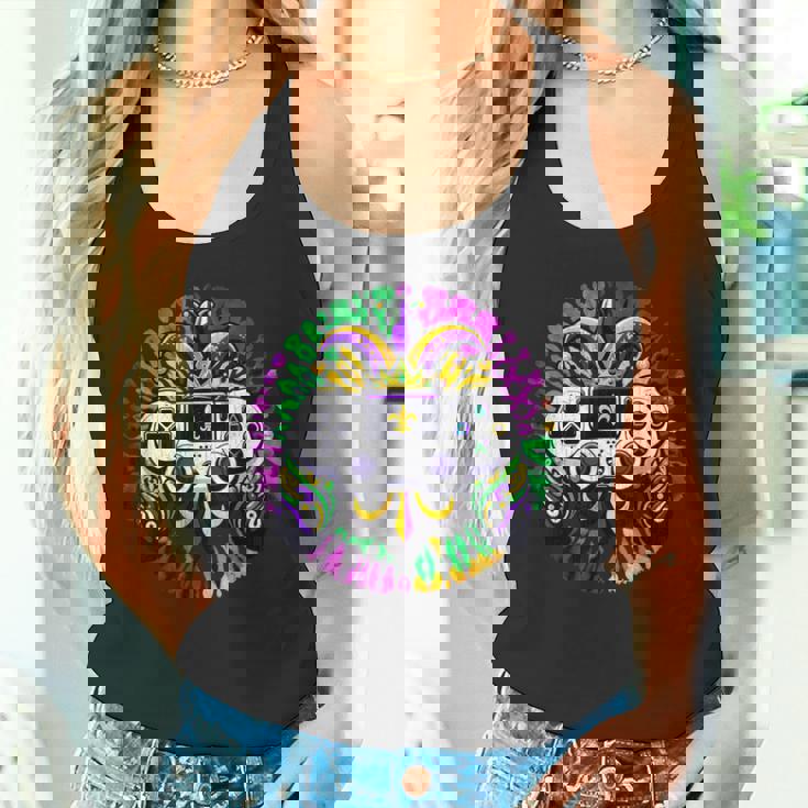 Mardi Gras おもしろ絞り染め ゲーマー 男の子服 メンズゲーム タンクトップ